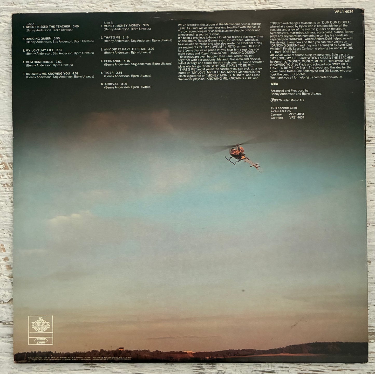 ABBA - Arrival (1976 Australian Pressing 12" Vinyl) (Used/2nd Hand)