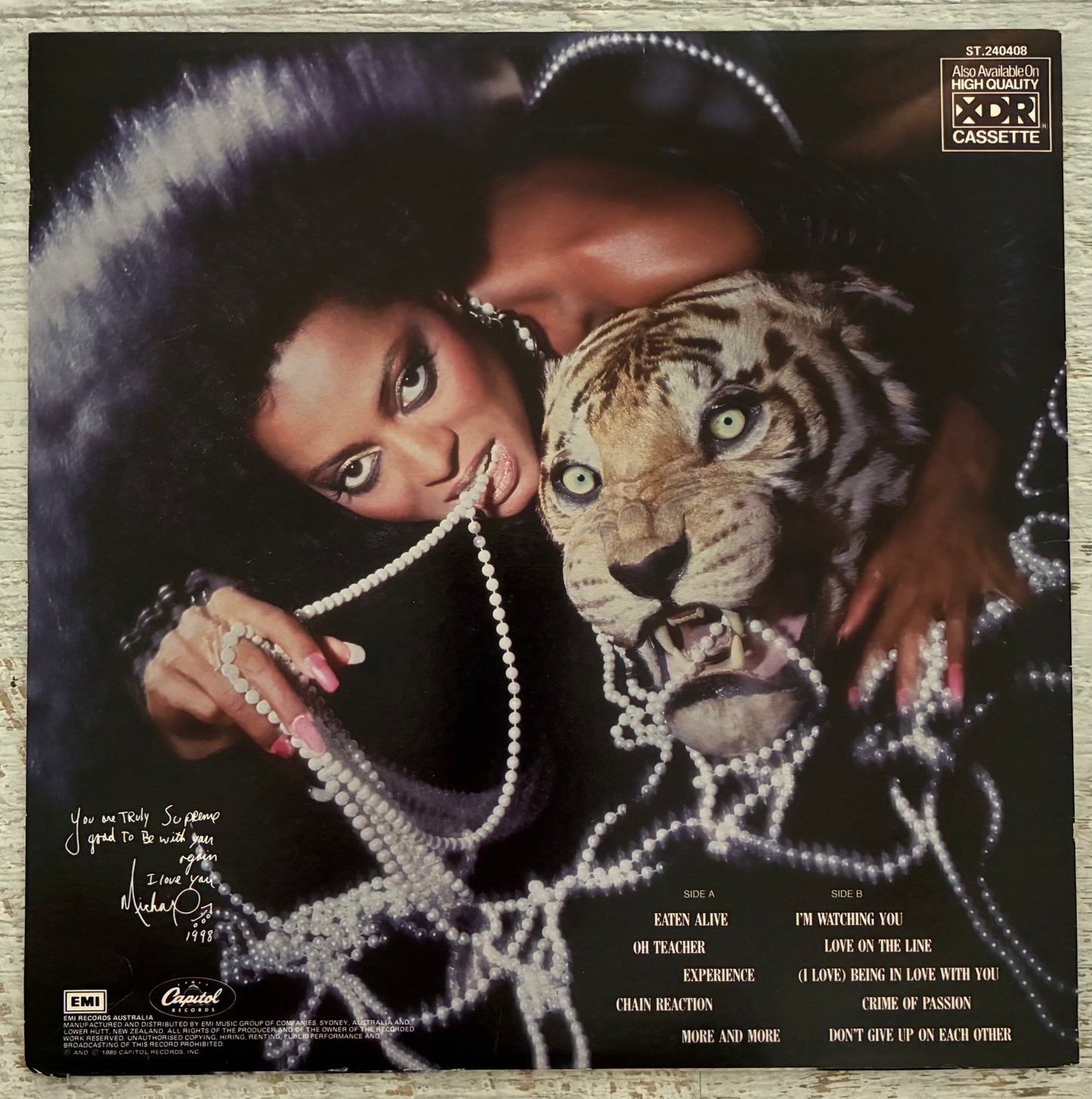 Dianna Ross - Eaten Alive (1985 Australian Pressing 12' Vinyl) (Used/2nd Hand)