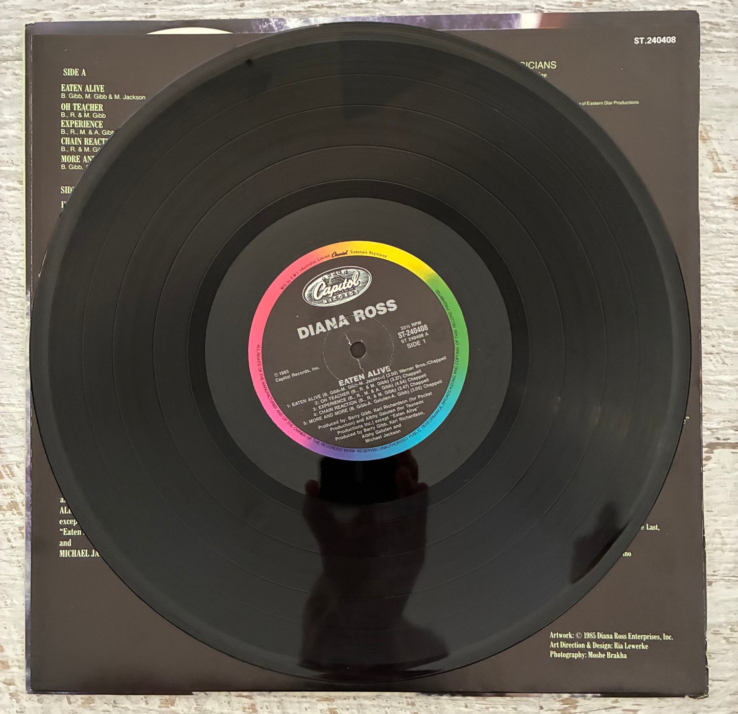 Dianna Ross - Eaten Alive (1985 Australian Pressing 12' Vinyl) (Used/2nd Hand)