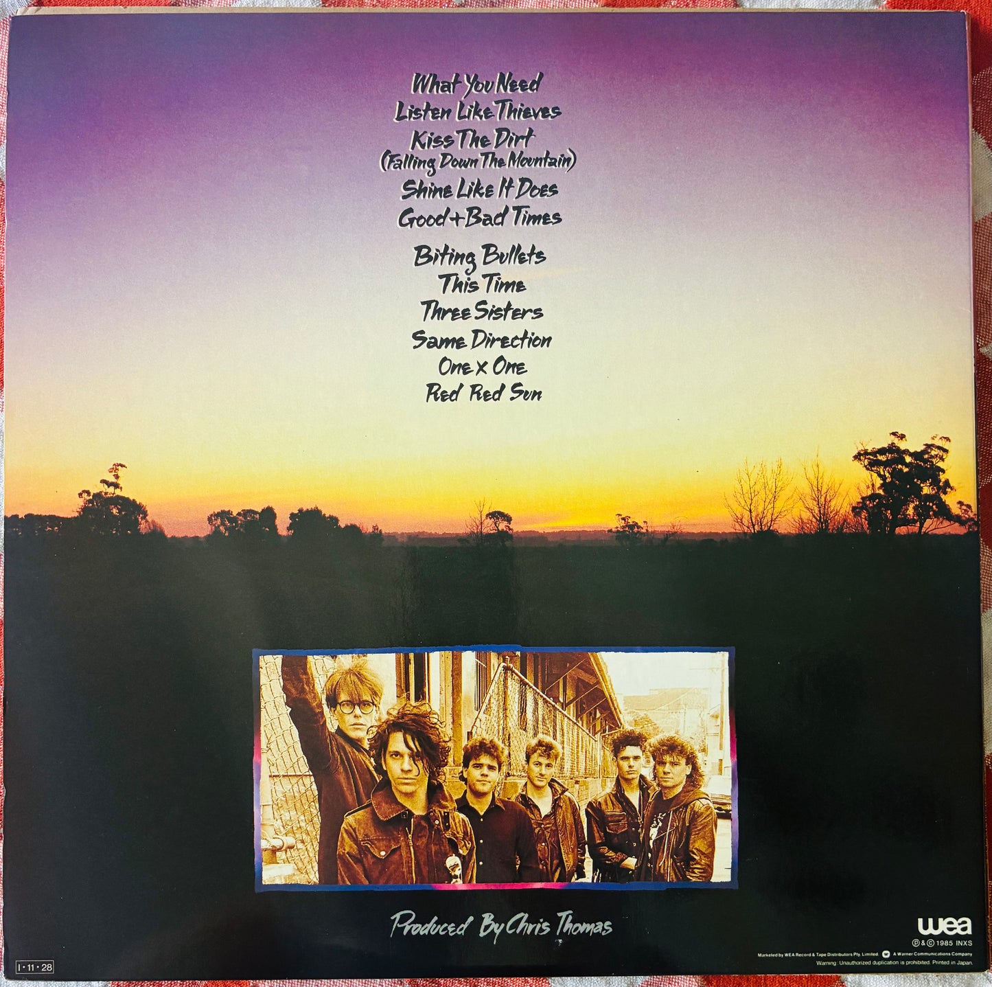 INXS - Listen Like Thieves (1985 Japanese Pressing 12' Vinyl) (Used/2nd Hand)