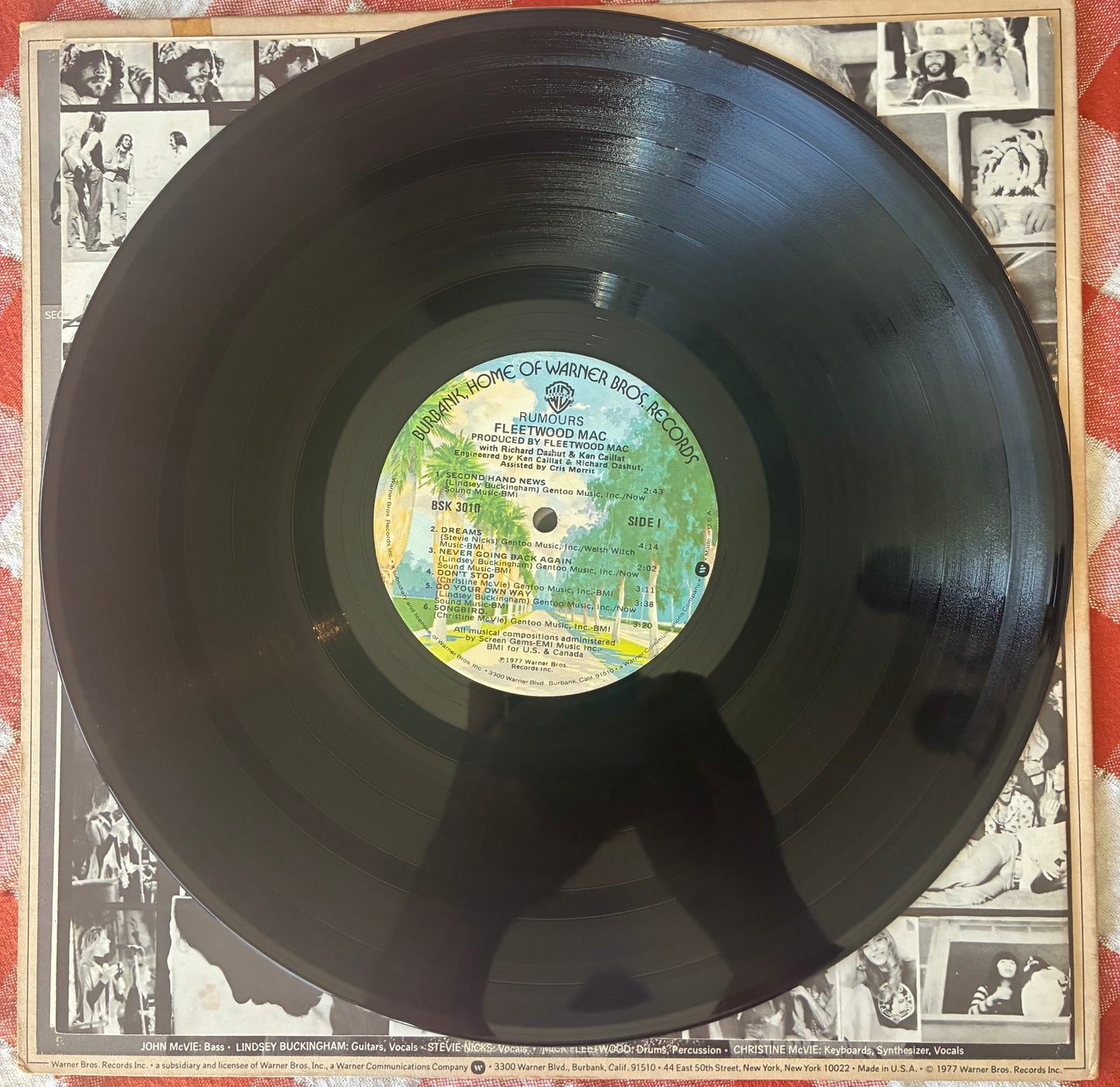 Fleetwood Mac - Rumours (1977 U.S. Pressing 12" Vinyl) (Used/2nd Hand)