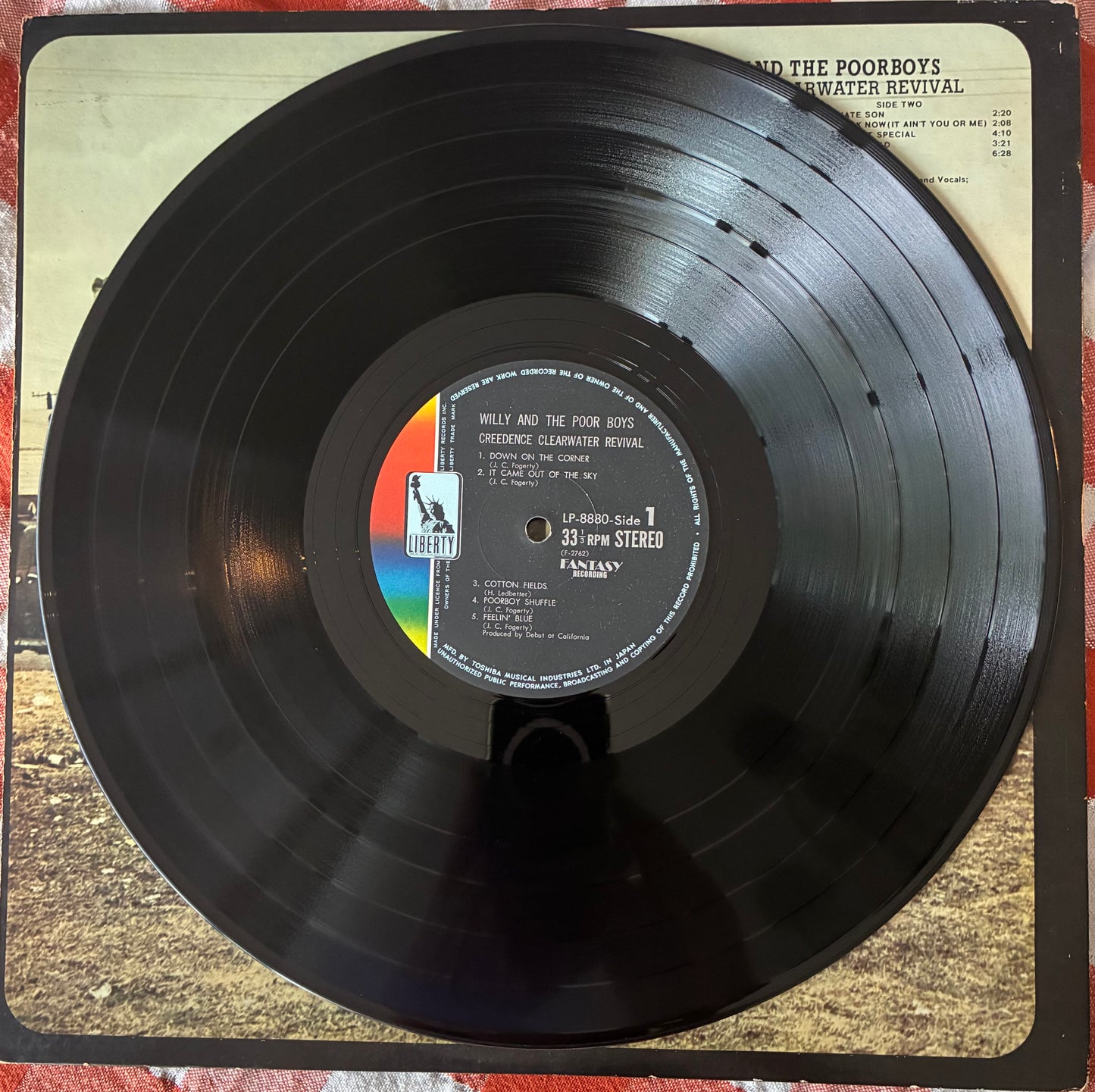 Creedence Clearwater Revival - Willy And The Poor Boys (1969 Japanese Pressing 12" Vinyl) (Used/2nd Hand)