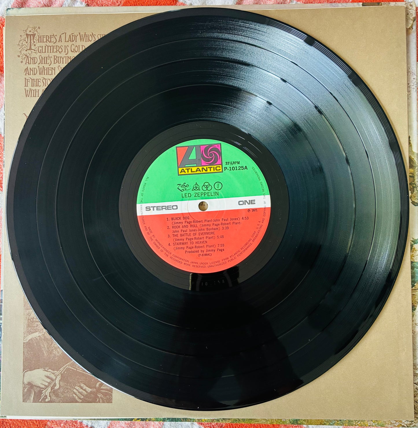 Led Zeppelin IV (1976 Japanese Pressing 12" Vinyl) (Used/2nd Hand)