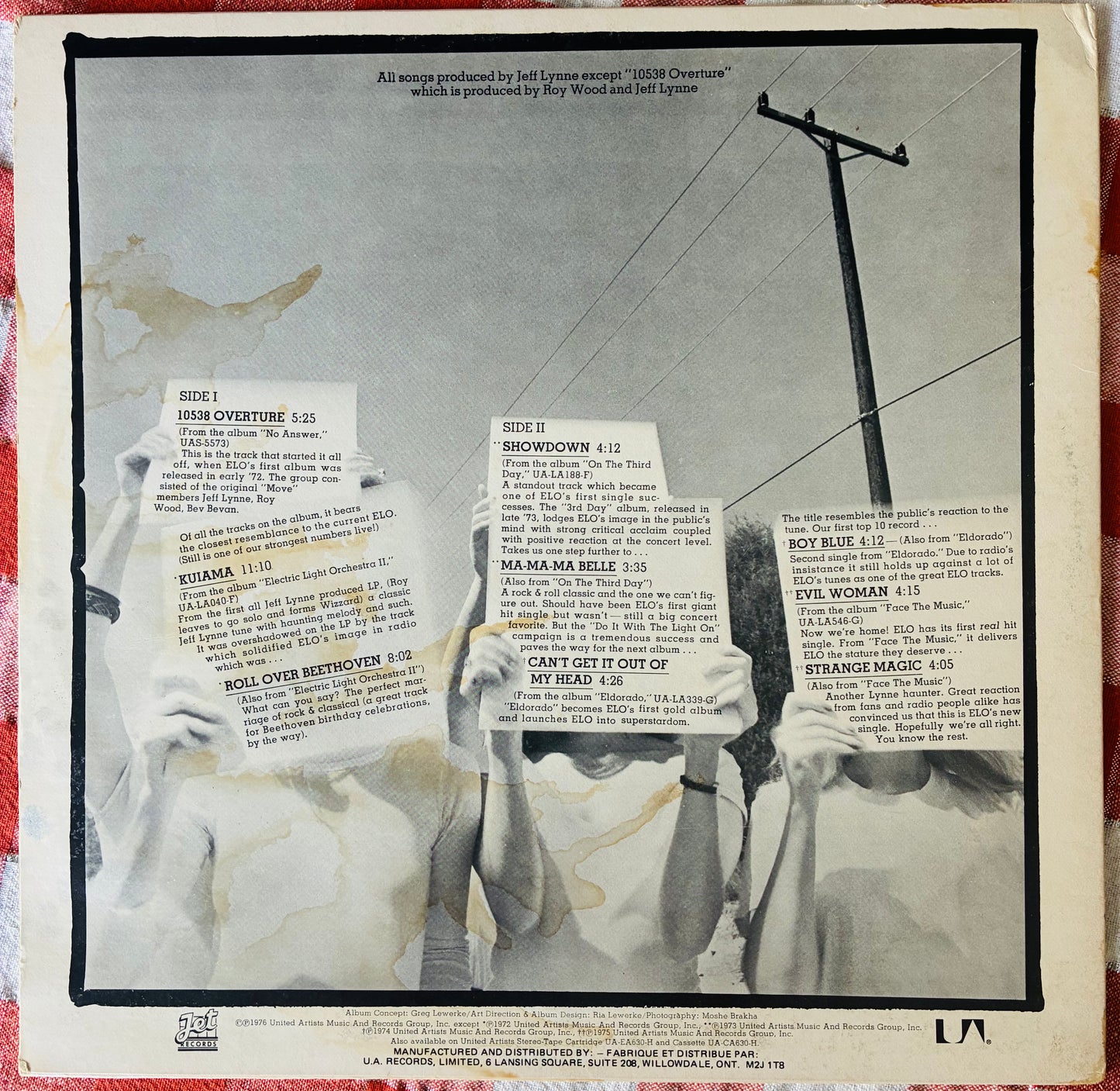 Electric Light Orchestra - OLE' ELO (1976 Canadian Pressing 12" Vinyl) (Used/2nd Hand)