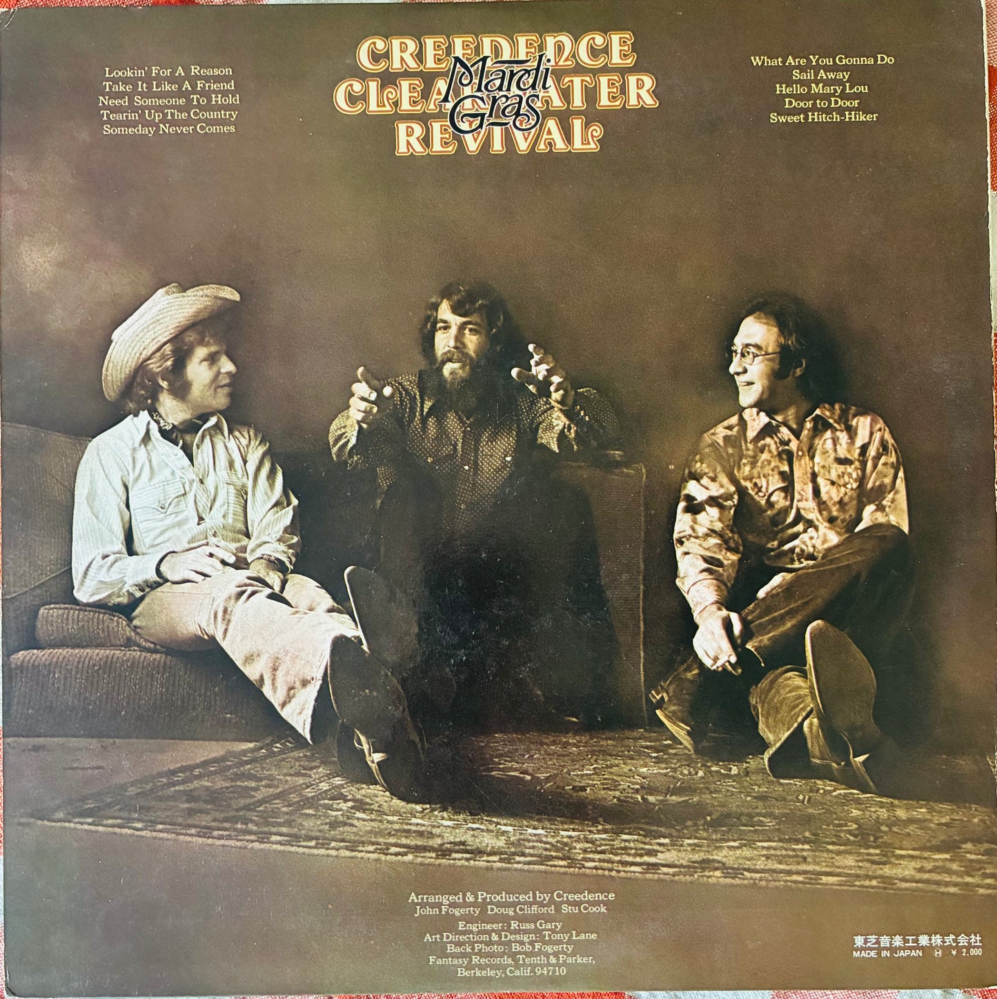 Creedence Clearwater Revival - Mardi Gras (1972 Japanese Pressing 12" Vinyl) (Used/2nd Hand)