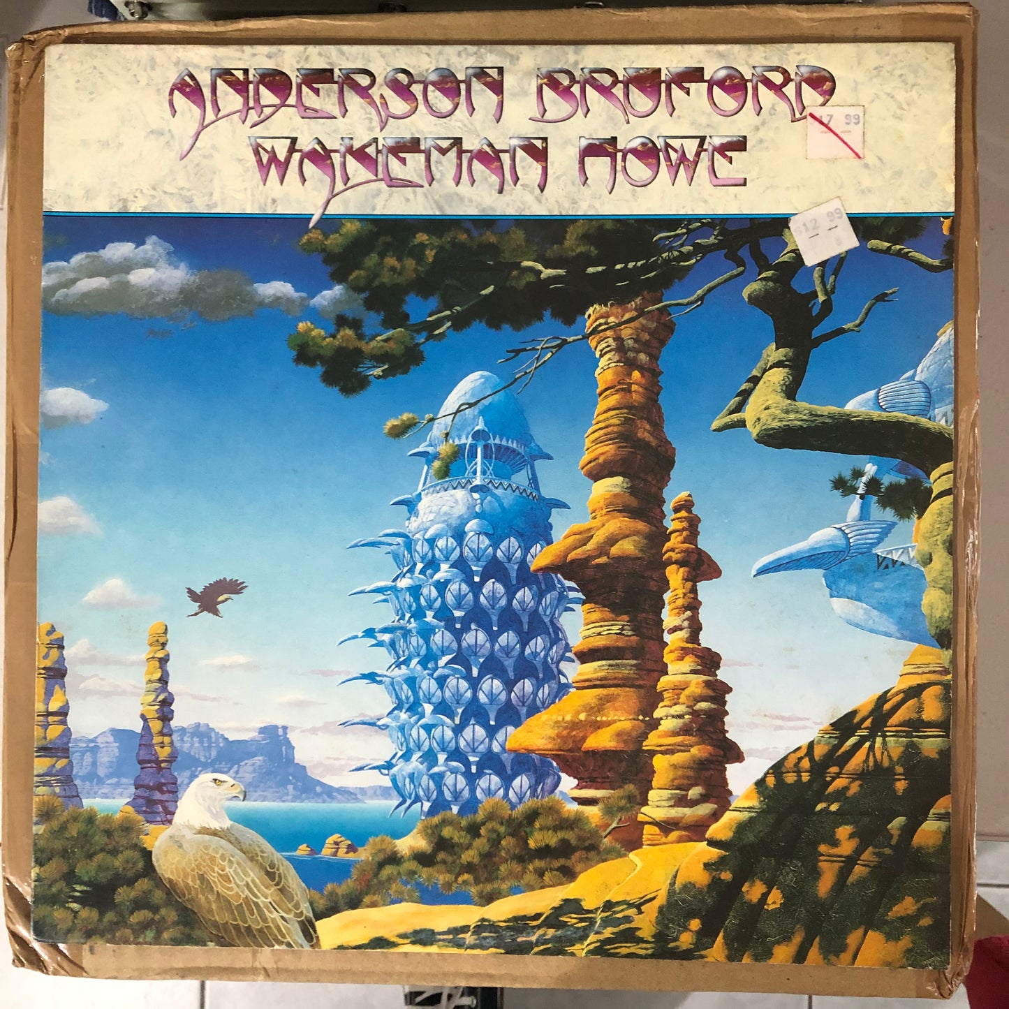 Anderson Bruford Wakeman Howe - Self Titled (1989 Australian Pressing 12" Vinyl) (Used/2nd Hand)