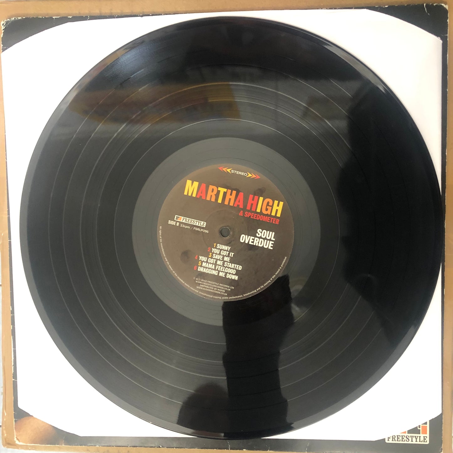 Martha High & Speedometer - Soul Overdue (2012 UK Pressing 180g Vinyl) (Used/2nd Hand)