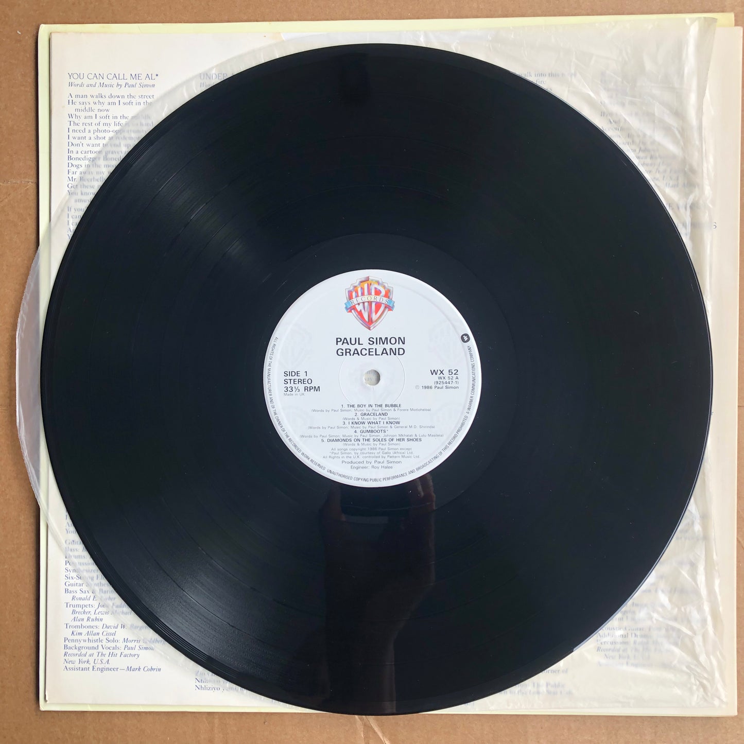 Paul Simon - Graceland (1986 UK Pressing 12" Vinyl) (Used/2nd Hand)