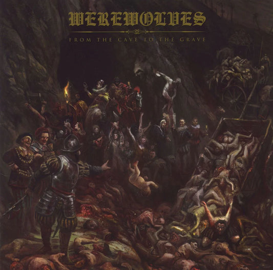 Werewolves - From The Cave To The Grave (Silver W/Red & Black Splatter)